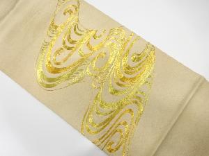 アンティーク　流水模様刺繍袋帯（材料）